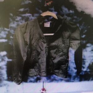 Black Lightweight Zip-Up Jacket